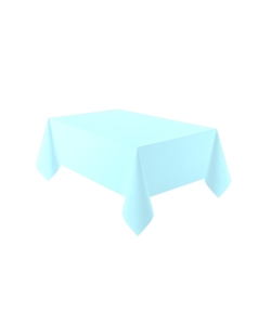 Mantel Plastico 137X274cm Azul Cielo