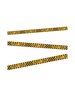 Banderin Construccion Party Zone