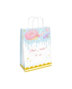 Bolsas Papel Asas Pastel Loco