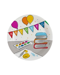 Platos 23cm Vuelta Al Cole