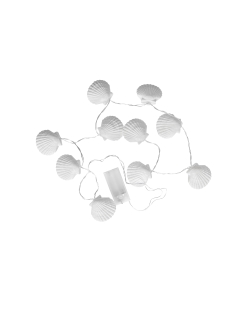 Guirnalda Luces Led Fiesta Surf Conchas Plast. 140cm