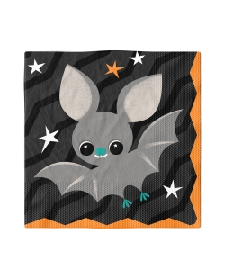 Servilletas 33X33 Gatos Y Murcielagos