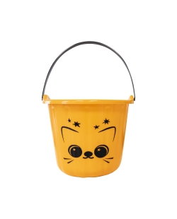 Cubo Dulces Gatos Y Murcielagos Plastico