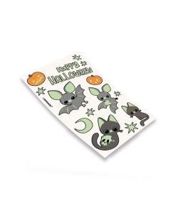 Tatuajes Neon Gatos Y Murcielagos