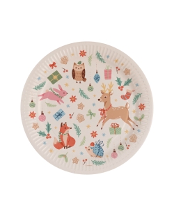 Platos 23cm Bosque Xmas