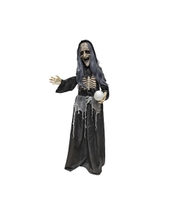 Animatronic Pie Bruja Bola Magica 62X30cm X1,76M