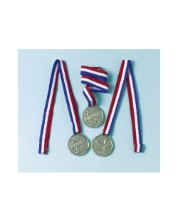 Juguete Medallas Plastico/Tela 10.5X4.4cm