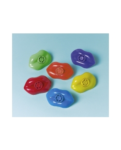 Juguete Silbatos Labios Plastico 7.7X3.8cm