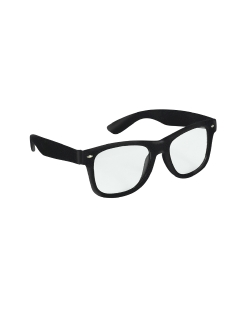 Gafas Sol Negras Plast 14,6X5cm