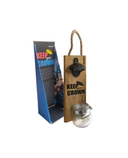 Juego Bebida Set Abrebotellas Con Tarro Plast.