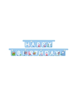 Guirnalda Letras Happy Bday Peppa Pig