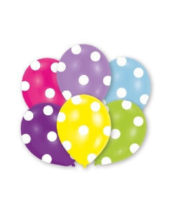 Globos Latex 27,5cm Puntos