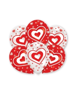 Globos Latex 27,5cm Corazones