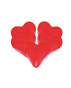 Globos Latex 27,5cm Forma Corazon