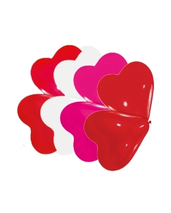 Globos Latex Forma Corazon Surtido 20,3cm
