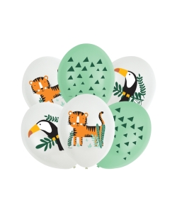 Globos Latex 27,5cm Jungla 4C