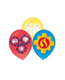 Globos Latex 27,5cm Sam Bombero