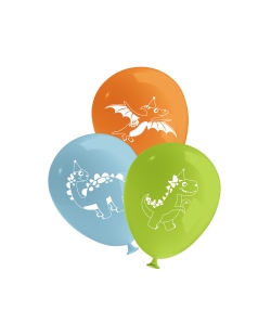 Globos Latex 27cm Dino Jungla 4C