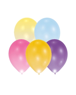 Globos Latex 27,5cm Led Surtidos