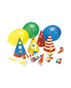 Kit De Fiesta Papel/Latex 16 Piezas 