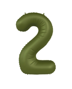 Forma Numero 2 Verde Oliva Mate 86cm ***OFERTA DTO NO ACUMULABLE