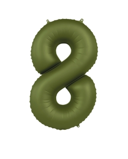 Forma Numero 8 Verde Oliva Mate 86cm ***OFERTA DTO NO ACUMULABLE