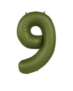 Forma Numero 9 Verde Oliva Mate 86cm ***OFERTA DTO NO ACUMULABLE