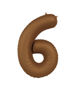 Forma Numero 6 Marron Chocolate Mate 86cm ***OFERTA DTO NO ACUMULABLE