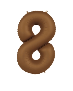 Forma Numero 8 Marron Chocolate Mate 86cm ***OFERTA DTO NO ACUMULABLE