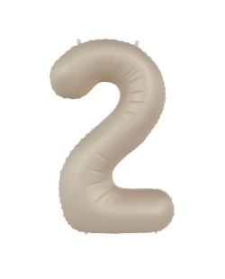 Forma Numero 2 Crema Mate 86cm ***OFERTA DTO NO ACUMULABLE
