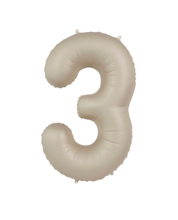 Forma Numero 3 Crema Mate 86cm ***OFERTA DTO NO ACUMULABLE