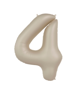 Forma Numero 4 Crema Mate 86cm ***OFERTA DTO NO ACUMULABLE