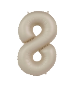 Forma Numero 8 Crema Mate 86cm ***OFERTA DTO NO ACUMULABLE