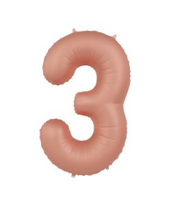Forma Numero 3 Rosa Vintage Mate 86cm ***OFERTA DTO NO ACUMULABLE