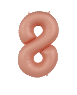 Forma Numero 8 Rosa Vintage Mate 86cm ***OFERTA DTO NO ACUMULABLE