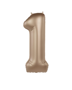 Forma Numero 1 Oro Estrella Satin 86cm ***OFERTA DTO NO ACUMULABLE