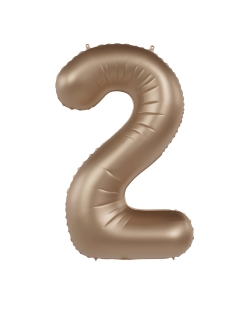 Forma Numero 2 Oro Estrella Satin 86cm ***OFERTA DTO NO ACUMULABLE