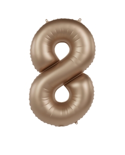 Forma Numero 8 Oro Estrella Satin 86cm ***OFERTA DTO NO ACUMULABLE
