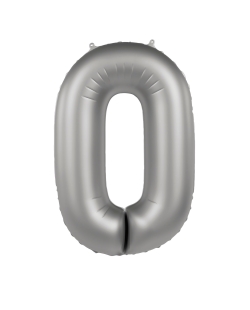 Forma Numero 0 Plata Luna Satin 86cm ***OFERTA DTO NO ACUMULABLE