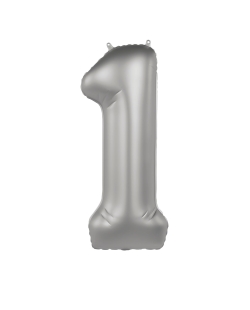 Forma Numero 1 Plata Luna Satin 86cm ***OFERTA DTO NO ACUMULABLE