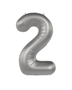 Forma Numero 2 Plata Luna Satin 86cm ***OFERTA DTO NO ACUMULABLE