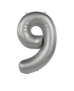 Forma Numero 9 Plata Luna Satin 86cm ***OFERTA DTO NO ACUMULABLE