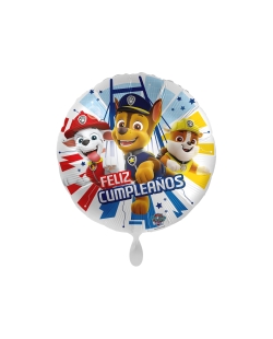 17/43CM PATRULLA CANINA HEROES FELIZ CUMPLEAÑOS ***OFERTA DTO NO ACUMULABLE