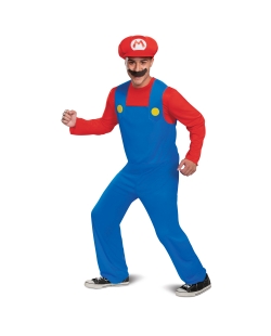 Disfraz Adulto Nintendo Super Mario Lujo Talla L-XL