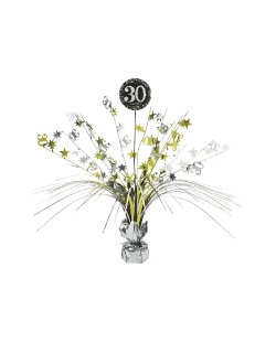 Centro de Mesa Celebracion Sparkling Edad 30 - 46cm - Centro de Mesa 