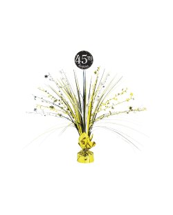 Centro de Mesa Gold Sparkling Celebration Add an Edad Spray Centrepieces 45cm  