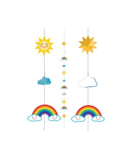 Tira decor. globo Sun/Rainbow/Clouds Fun 1.82m PRECIO OFERTA DTO. NO ACUMULABLE.