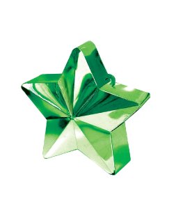 Peso para Globos Estrella Verde - 168g ***OFERTA DTO NO ACUMULABLE