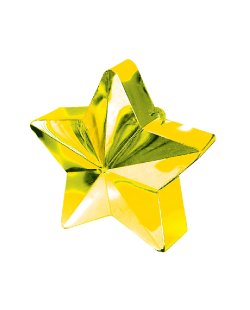 Soporte para Globos Estrella Dorada - 168g - Bodas  
