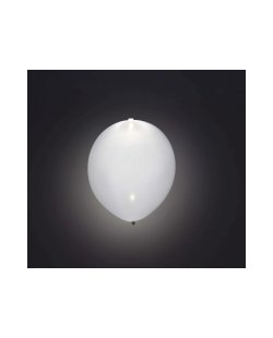 GLOBO LATEX CON LED BLANCA FIJA*DESCUENTO NO ACUMULABLE 
